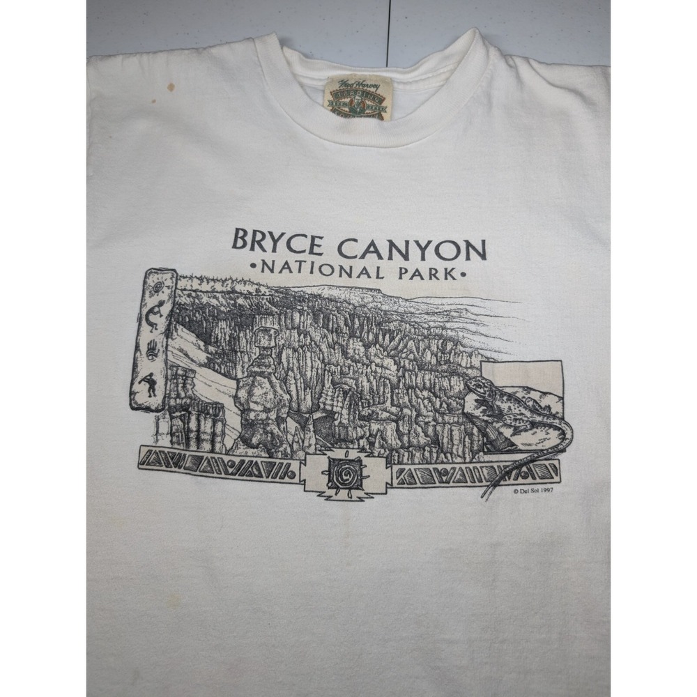 Vintage 1997 Bryce Canyon National Park Childrens Kids T Shirt Med 10-12 USA - Picture 6 of 13